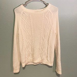 Forever 21 White Knit Sweater